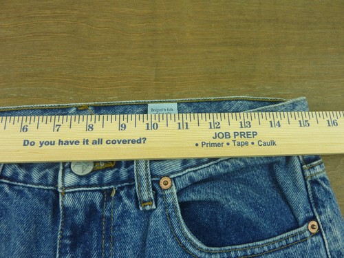 VTG USA CK Calvin Klein Straight Leg Stone Wash Womens Size 11 (Actual 30x30) - Picture 10 of 12