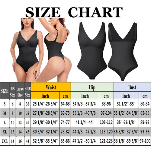 Women's Seamless Full Body Shapewear Bodysuit Tummy Control Slimming Body Shaper - Picture 45 of 50