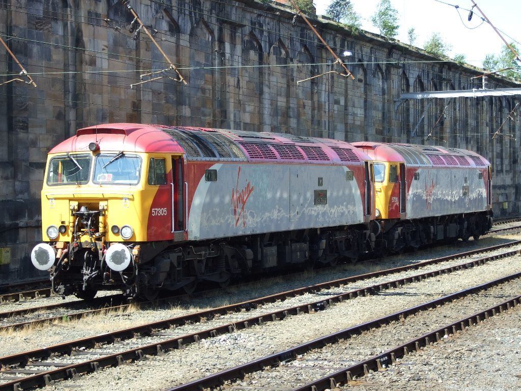 Class 57 57305 & 57311 6x4 Quality British Rail Photo | eBay