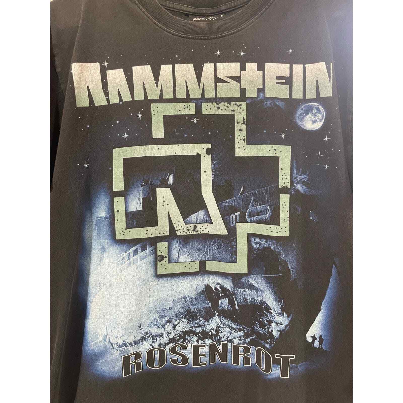 T-shirt Rammstein Vintage - Graphique Rétro Rock - Coton épais Unisexe - Neuf Avec étiquettes