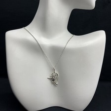 Dainty Unicorn Magic Girl Sterling Silver 18 Inch Trace Chain Necklace