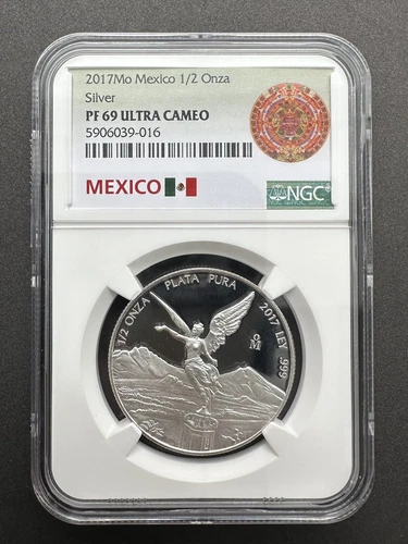 2017 Mo Mexico 1/2 Oz Onza NGC PF 69 Ultra Cameo