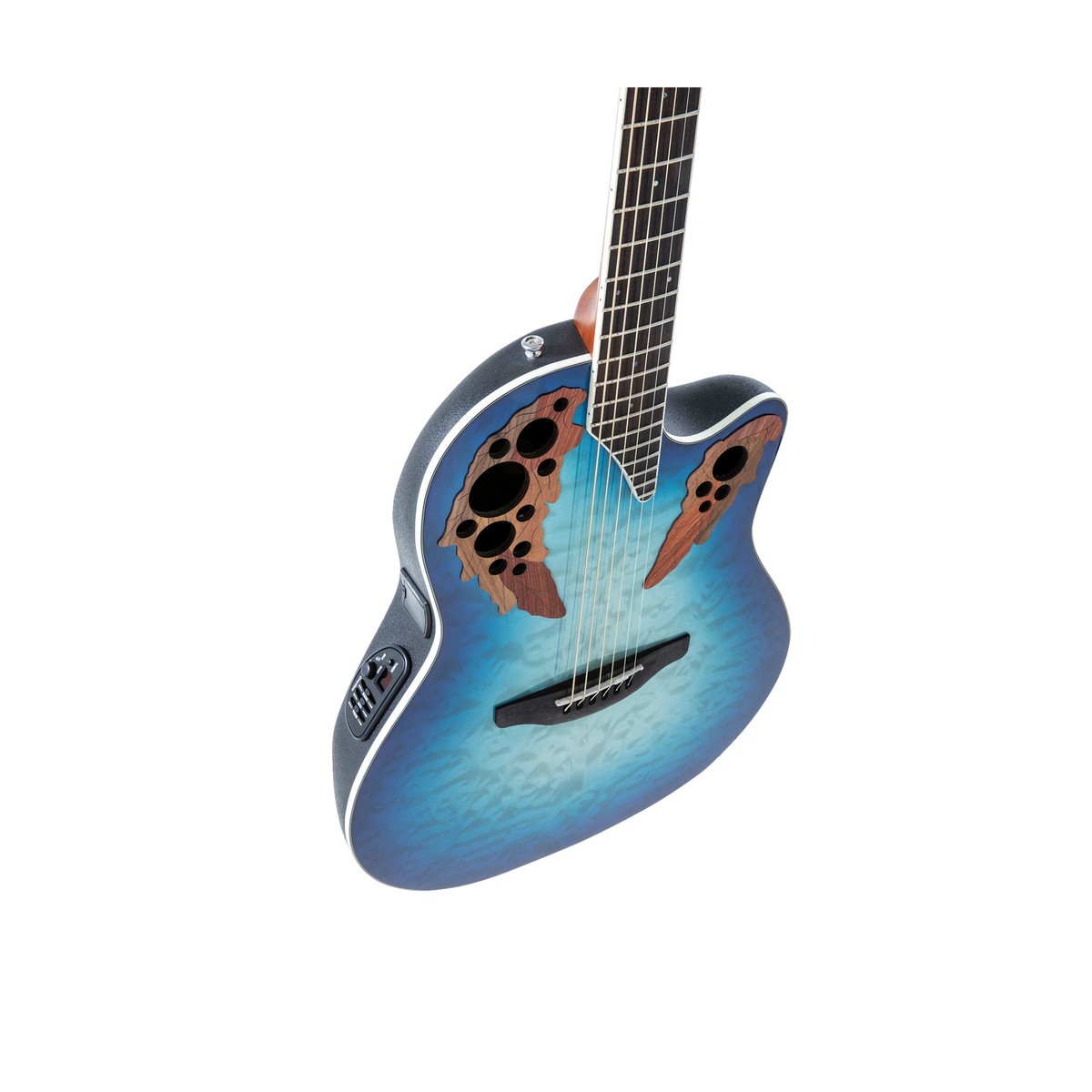 Ovation Celebrity Elite Shallow, Acoustic Electric Guitar, Blue