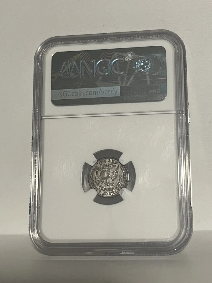 1829 ~ Capped Bust H10c~ NGC AU58 ~ Undergraded MS62 ~ Sparkly Mint Bloom Luster - Image 2 of 2