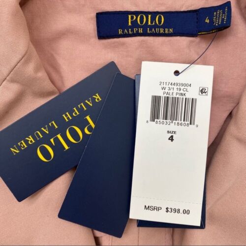 Polo by Ralph Lauren Schuljunge hellrosa rosa Baumwolle Blazer Jacke Größe 4 neu mit Etikett - Bild 11 von 11
