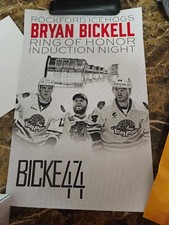 Bryan Bickell Rockford Ice Hogs Ring Of Honor Poster
