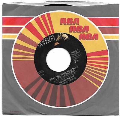MILSAP, Ronnie  (Don't You Know How Much I Love You)  RCA PB-13564
