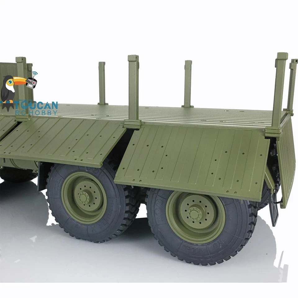 1/12 8*8 HG US 2.4G Military Truck Metal Chassis RC Car 550 Motor P801 Radio - Image 4 of 4