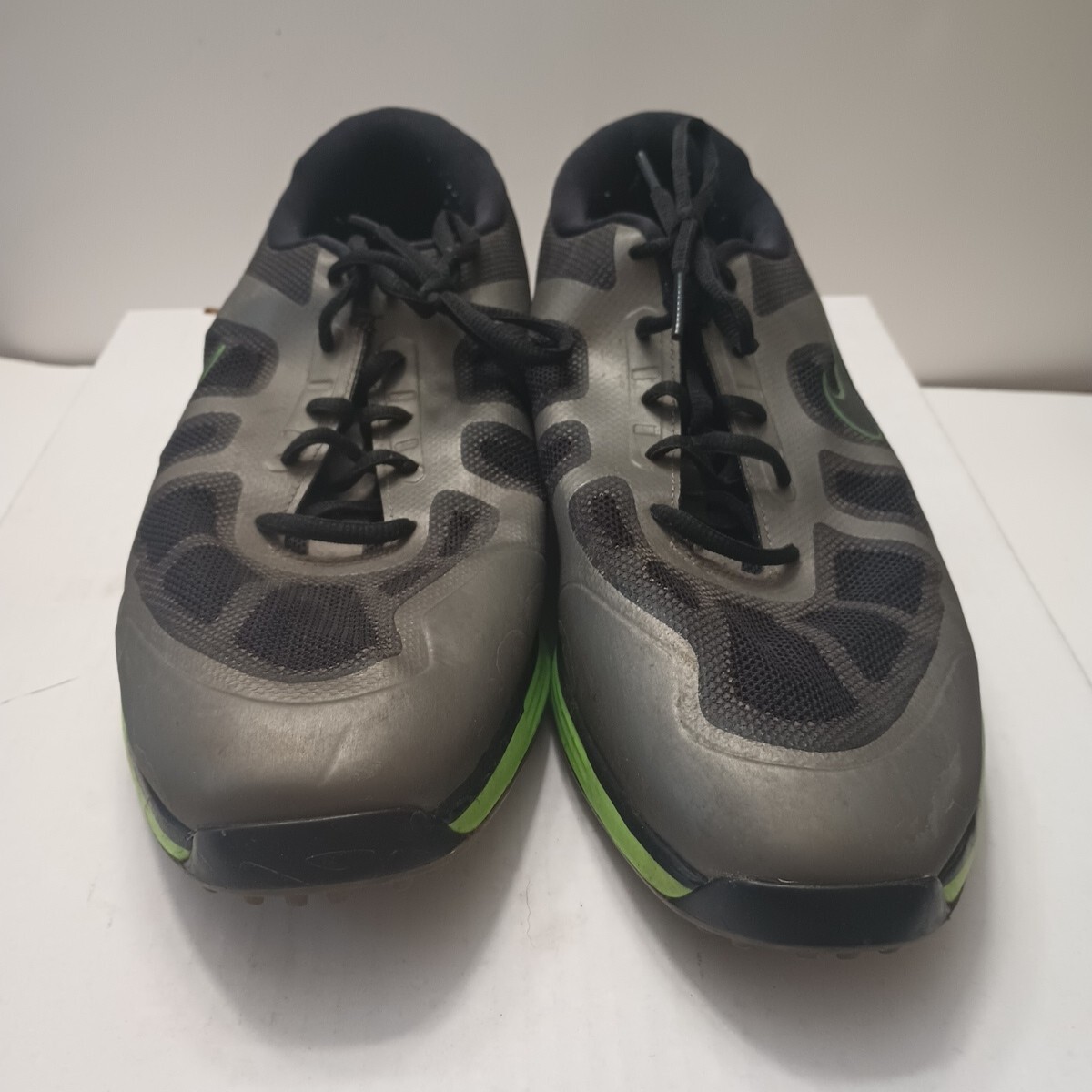 Nike Mens Lunar Ascend Hyperfuse Black Green Golf Shoes Size 
