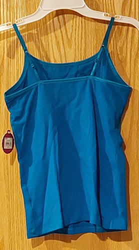 NWT Girls SO Fitted Strappy Tank Top sz 10 Turquoise -3248 - Picture 4 of 6