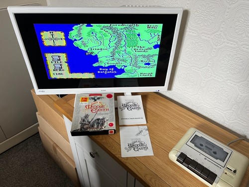 War In Middle Earth Commodore 64 Cassette - Working -👽👾Retro Gift Idea👾👽 - Afbeelding 3 van 24