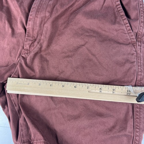 Uniqlo Shorts Mens Measured 32* Brown Faded Mid Rise Chino Shorts Tag 30-33 - Picture 13 of 16