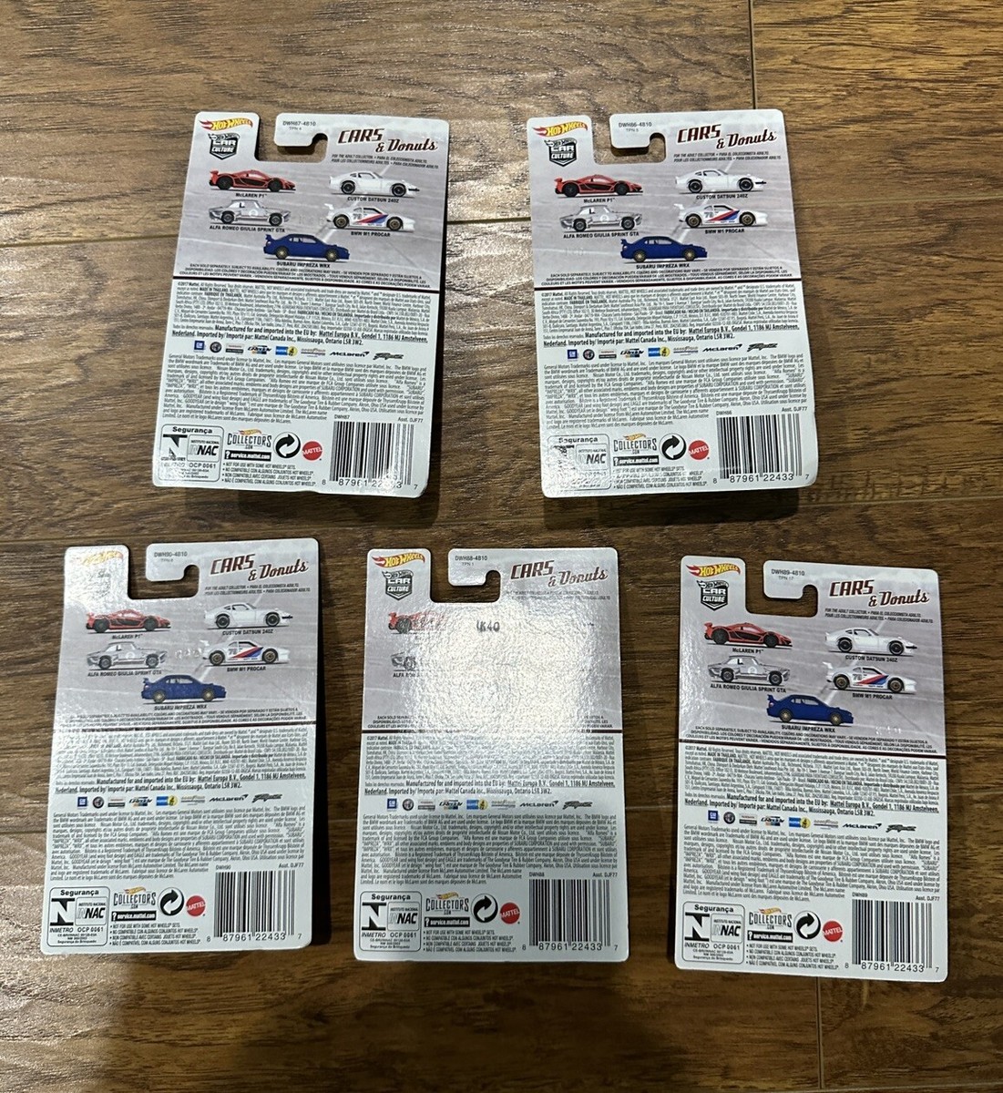 HOT WHEELS CAR CULTURE CARS AND DONUTS SET OF 5 | eBay