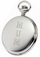 Серебро PERSONALISED SILVER MUM POCKET WATCH
