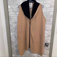 Lost Found Ria Bunn Hooded Vest Sz M