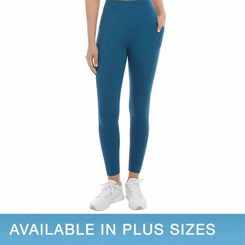 Danskin Ladies' Super Soft 7/8 Legging Side Pockets High Waist Yoga Pant | I13 - Picture 34 of 34