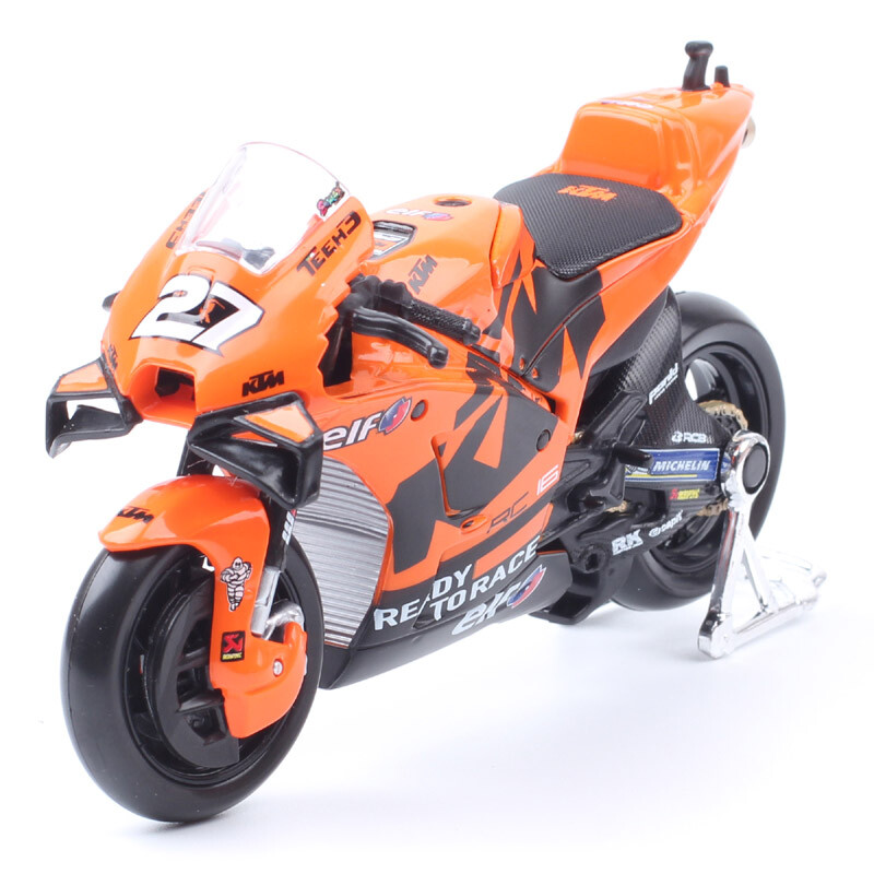 Maisto 1/18 2021 KTM RC16 Racing #27 Iker Lecuona Motorcycle Model Bike GP Toy