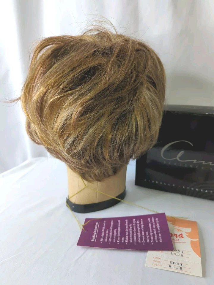 Peluca 'Rony' René de París Amore Designer Series #RS29 Eleora Mezcla Modacrílico Nueva Foto 3 de 4