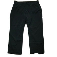 Briggs 18WS Womans Plus Elastic Button Waist Navy Blue Dress Pant Career Pocket