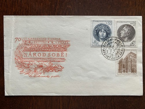 LOTE de 4+1 fundas para primer día Checoslovaquia FDC 1953-55 sin dirección montadas sin montar o nunca montadas - Imagen 9 de 12