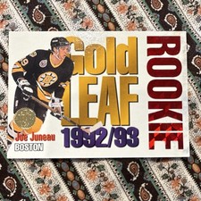 1993-94 Leaf Gold Leaf Rookie Joe Juneau #2 0c3