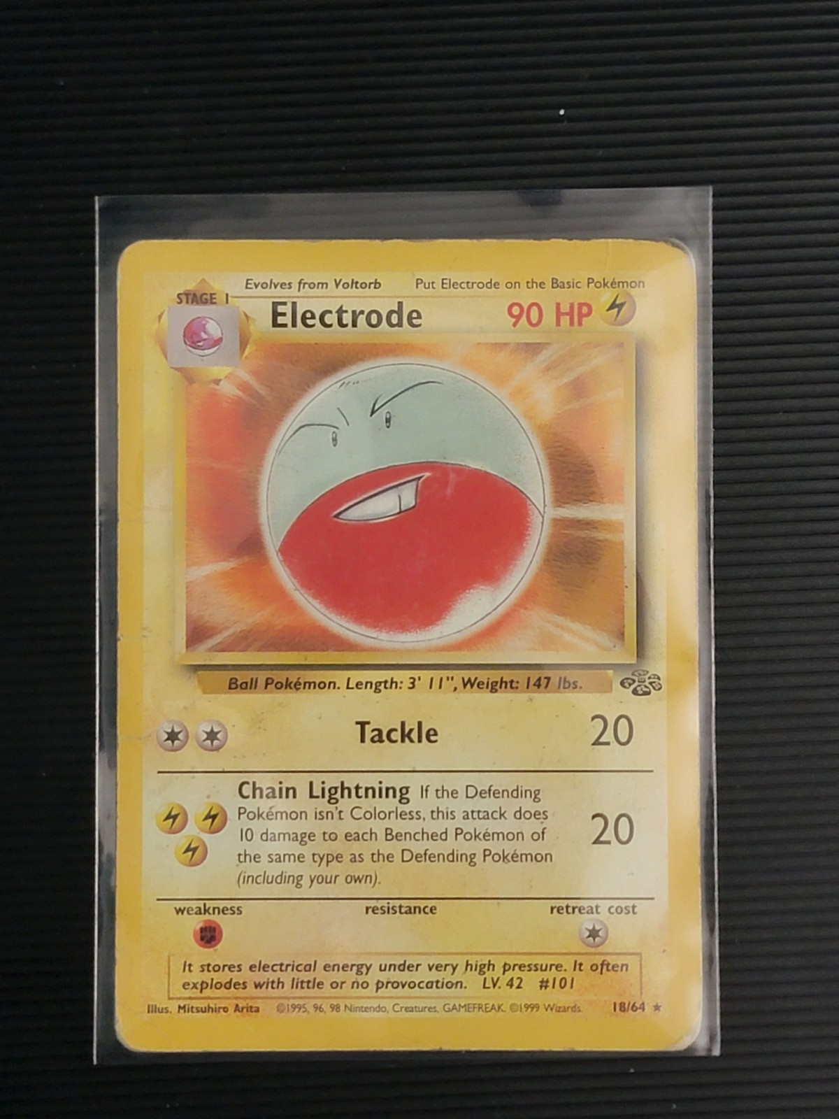 Pokémon Electrode Jungle 18/64 Rare Unlimited Rare Pokemon Card TCG non-holo 32