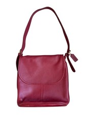 Vintage Coach Whitney Shoulder Bag 4115 Crossbody Red Made in USA 90's
