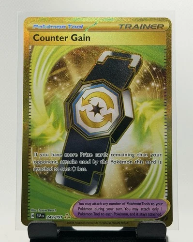 Counter Gain 249/191 Hyper Rare Surging Sparks Pokemon TCG NM