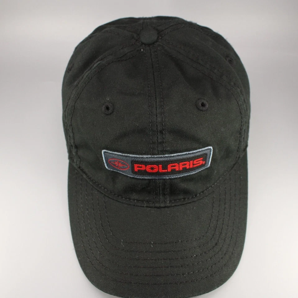 Gorra Polaris con tirantes negra roja parche exterior deportes de motor ATV UTV para hombre Foto 3 de 4