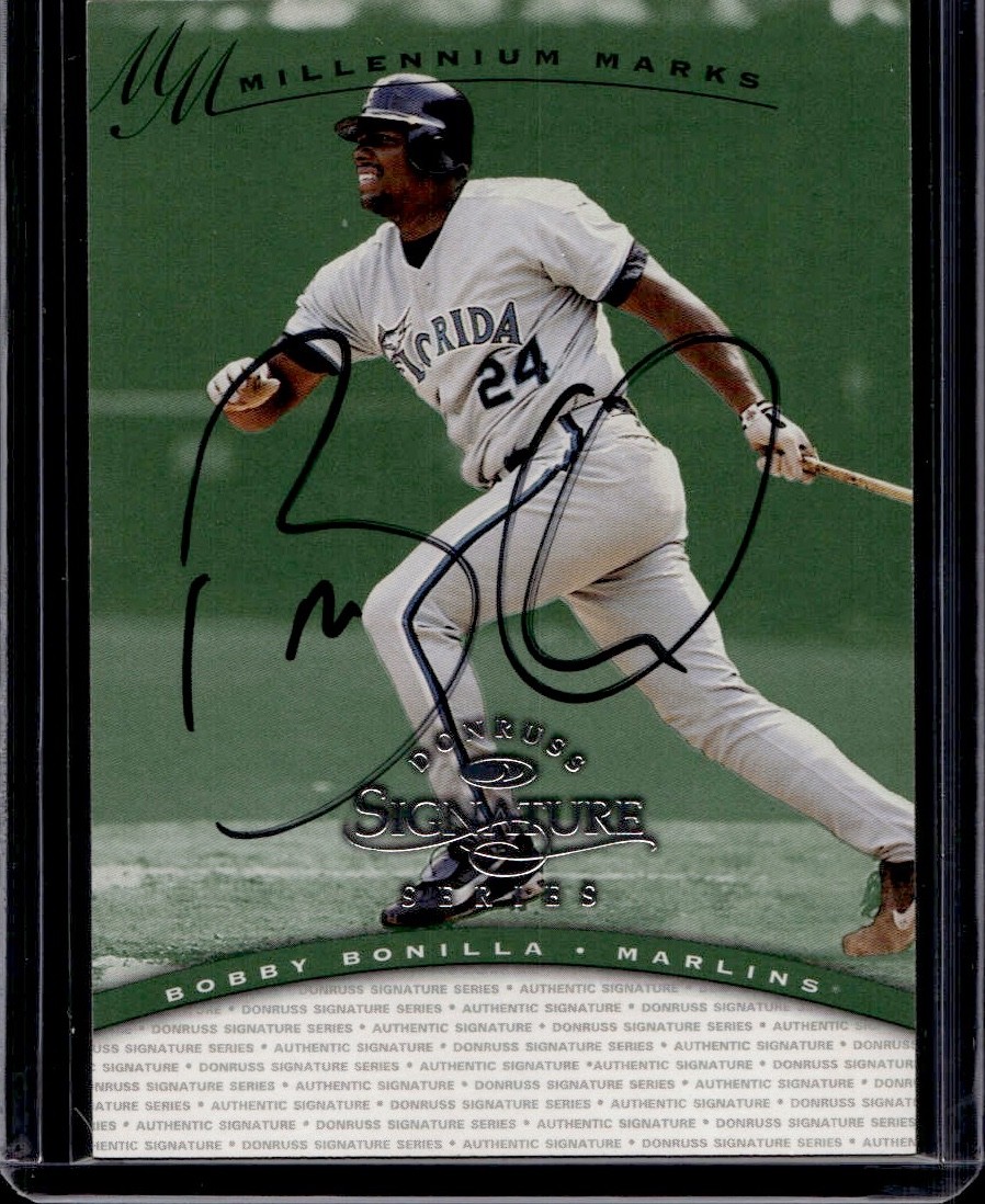 1997 Donruss Signature Series Bobby Bonilla Signature Series Millennium Marks
