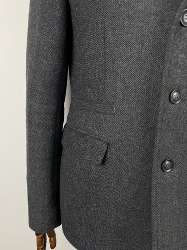 Men’s Supedry Supremacy Tough Tweed Jacket Gray Coat size L - Picture 4 of 9