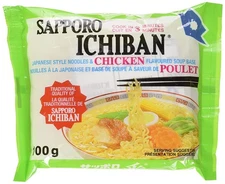 Sapporo Ichiban Japanese Style Noodles and Chicken Flavored Soup, 3.5 oz