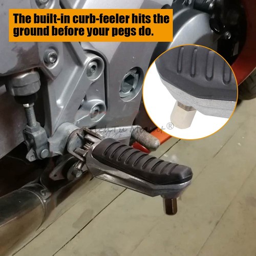 Front Rear Footpegs Foot Pegs Footrest For Suzuki GSX1300R Hayabusa 2008-2012 09 - Picture 5 of 15