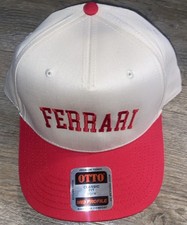 Gorra Otto! ¡Gorra trasera a presión Ferrari! ¡¡Nuevo!! ¡Mundialmente famoso!! ¡Envío gratis!!