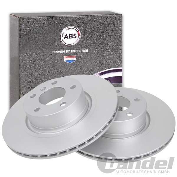 2X A.B.S. Bremsscheiben 330Mm Hinten Passend FüR Bmw X3 X4-image