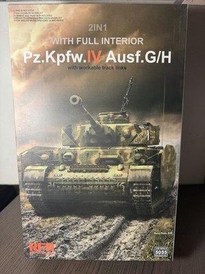 RYEFIELD MODEL RFM RM-5055 1/35 Pz.Kpfw.IV Ausf.G/H w/Full Interior