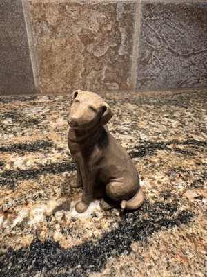 Willow Tree Figurine ''Love My Dog'' (Dark)  #27683 NEW