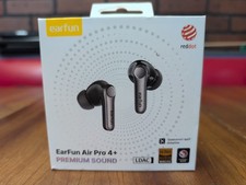 EarFun Air Pro 4+ Wireless Earbuds Hi‑Res LDAC aptX Adaptive Black NEW