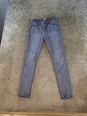 LOFT Jeans Womens Size 8 29 Legging Gray Denim High Rise Stretch F580