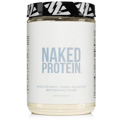 NAKED Protein Powder Blend - Egg, Whey and Casein 1 Pound (Pack of 1) 