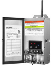 SURAIELEC 300W WiFi Low Voltage Landscape Transformer with 2 Zones, 2.4GHz Sm...