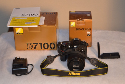 Nikon D7100 24.1 MP DX-Format CMOS Digital SLR with 18-140mm  9846 clicks !!!