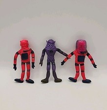 COLORFORMS Outer Space Men Toys SPACE MARAUDER BENDABLES Figures Lot 3