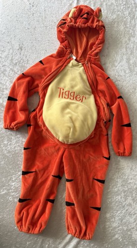 Disney Store Tigger Winnie The Pooh 1 Piece Halloween Plush Costume 18 24 Months