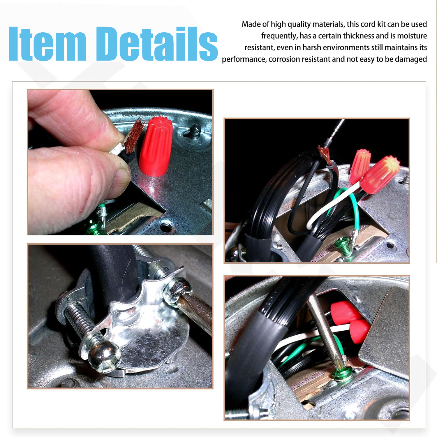 3 FEET GARBAGE DISPOSAL CRD-00 POWER CORD KIT FOR INSINKERATOR GARBAGE W