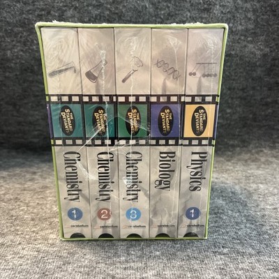The Standard Deviants VHS Super Science Pack Chemistry Biology Physic New In Box