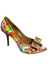 Vintage Christian DIOR Dior Stripes Peep Toe ...