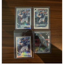 Pete Alonso 2019 Rookie Lot Optic Holo We The People /76 Chrome RC 4 Cards