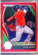 2021 Prizm Draft Picks Alex Ulloa Red Mojo Prizm #PDP117 Eagles