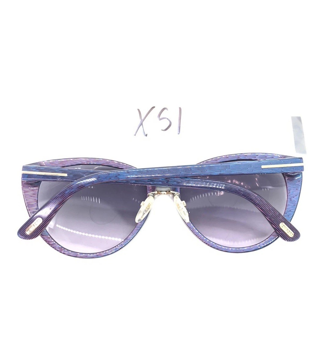 TOM FORD Gina Women's Sunglasses TF345 83F PEARLESCENT Blue/Purple